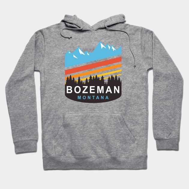 Bozeman Montana Hoodie by Eureka Shirts